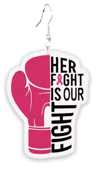 Thumbnail for Cancer Awareness Earrings - Support Jewelry for Survivors & Warriors