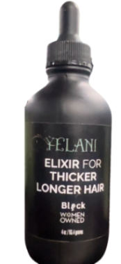 Thumbnail for Yelani Elixir for Thicker, Longer Hair is a nourishing hair treatment designed to promote growth and strengthen hair. Formulated with natural ingredients, it helps to boost thickness, enhance shine, and improve overall hair health for longer, more vibrant locks.