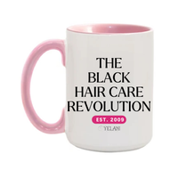 Thumbnail for The Black Hair Care Revolution 15oz. Mugs - Plant Based Hair Care for Natural Hair