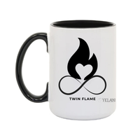 Thumbnail for Twin Flame 15oz. Mugs - Plant Based Hair Care for Natural Hair