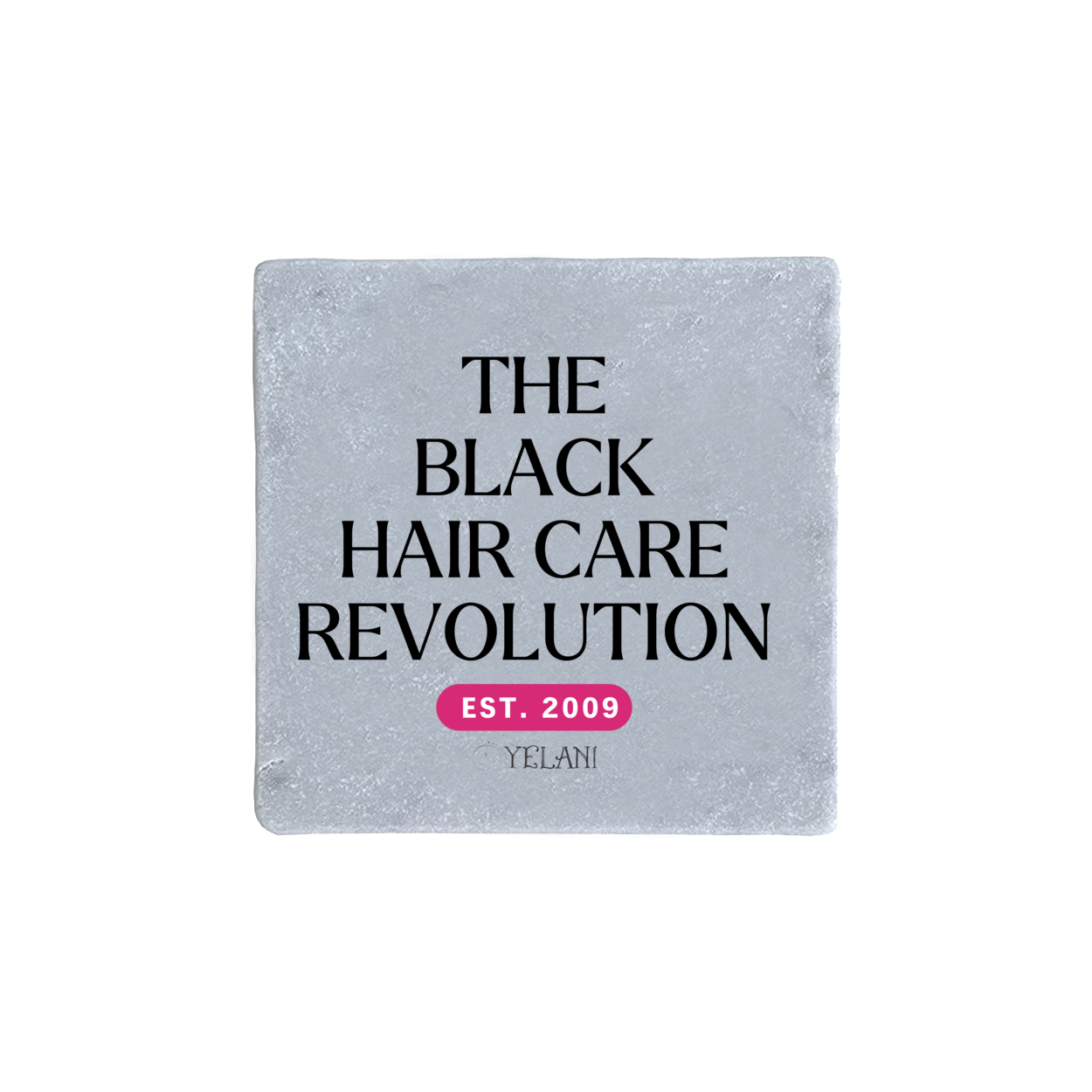 The Black Hair Care Revolution  Real Stone Coasters Carrera White, Thasos, Travertine - Plant Based Hair Care for Natural Hair