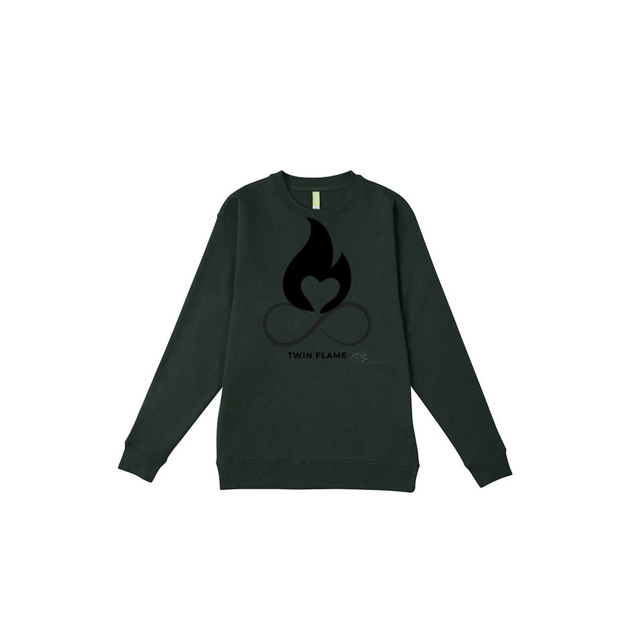 Premium Twin Flame sweatshirt for spiritual awakening and love, crewneck-Forest