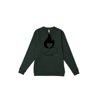 Thumbnail for Premium Twin Flame sweatshirt for spiritual awakening and love, crewneck-Forest