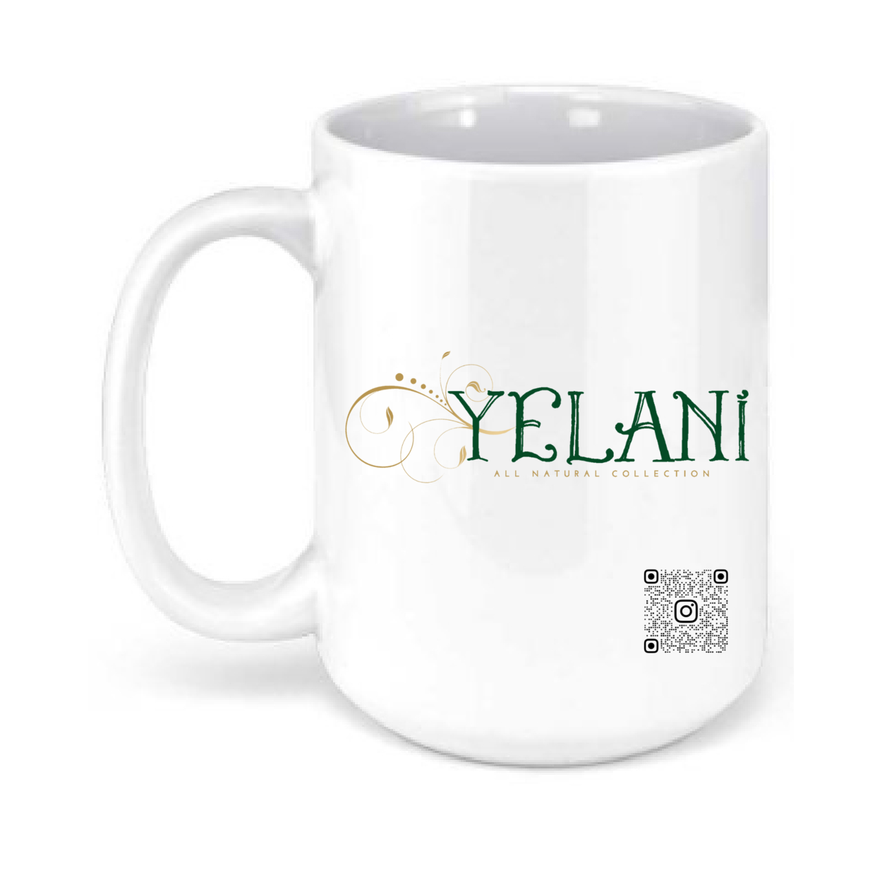 Yelani Brand 15oz Ceramic Mugs – Break/Chip Resistant, Dishwasher & Microwave Safe –  White