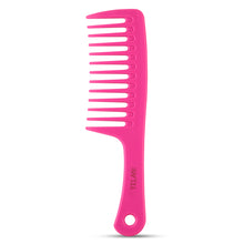 Load image into Gallery viewer, detangling wide tooth comb pink natural hair detangler detangle