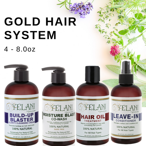natural hair system kit curly moisture shampoo oil leave in