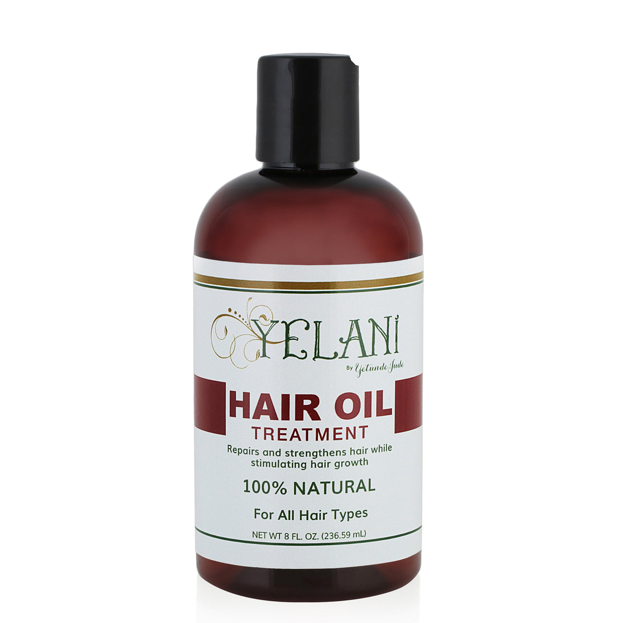 Herbal plant-based hair oil that stimulates growth, moisturizes, and softens 4C hair for healthier, more manageable curls.