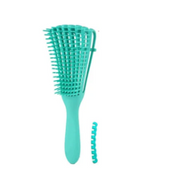 Load image into Gallery viewer, green detangle brush black hair care natural